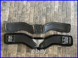 Total Saddle Fit STRETCHTEC Dressage Girth 30 With Leather And Fleece Liner