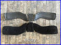 Total Saddle Fit STRETCHTEC Dressage Girth 30 With Leather And Fleece Liner