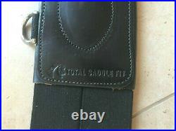 Total Saddle Fit Shoulder Relief Black All Leather Girth Size 48