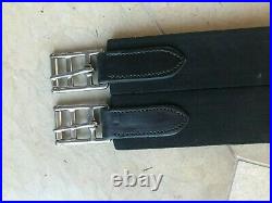 Total Saddle Fit Shoulder Relief Black All Leather Girth Size 48