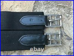 Total Saddle Fit Shoulder Relief Black All Leather Girth Size 56