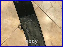 Total Saddle Fit Shoulder Relief Black All Leather Girth Size 56