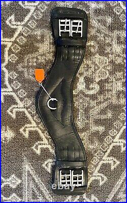 Total Saddle Fit Shoulder Relief Black Leather Girth size 20
