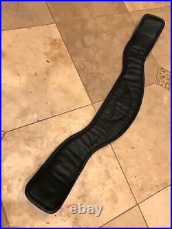 Total Saddle Fit Shoulder Relief Black Leather Girth size 34