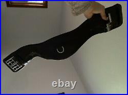 Total Saddle Fit Shoulder Relief Brown All Leather Dressage Girth Size 24