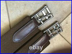 Total Saddle Fit Shoulder Relief Brown All Leather Girth Size 46