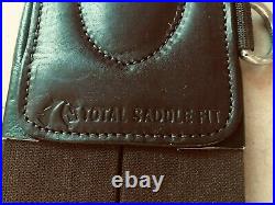 Total Saddle Fit Shoulder Relief Brown All Leather Girth Size 58