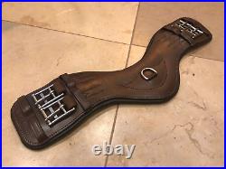 Total Saddle Fit Shoulder Relief Brown Leather Girth size 18