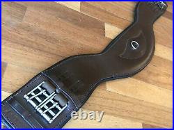 Total Saddle Fit Shoulder Relief Brown Leather Girth size 32