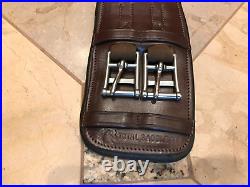 Total Saddle Fit Shoulder Relief Brown Leather Girth size 34