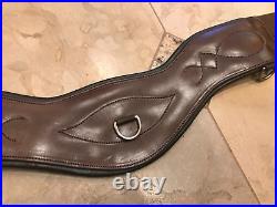 Total Saddle Fit Shoulder Relief Brown Leather Girth size 40
