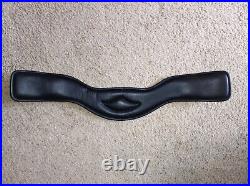 Total Saddle Fit Shoulder Relief Dressage Girth Black Leather 26 Xlnt Condition