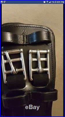 Total Saddle Fit Shoulder Relief Leather Dressage Girth, 24