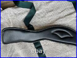 Total Saddle Fit Shoulder Relief Leather Dressage Girth 28 Black