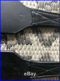 Total Saddle Fit- Stability Stirrup Leathers 54 Black Dressage
