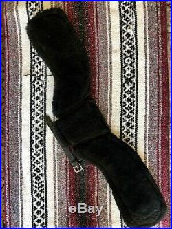 Total Saddle Fit StretchTec Dressage Girth 26 Black With Fleece Liner