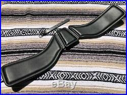 Total Saddle Fit StretchTec Dressage Girth 28 Black Black Leather Liner