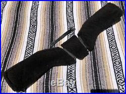 Total Saddle Fit StretchTec Dressage Girth 30 Black Black Fleece Liner