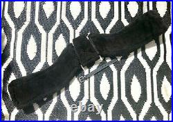 Total Saddle Fit StretchTec Dressage Girth 30 Black Fleece Liner