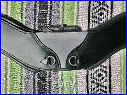 Total Saddle Fit StretchTec Dressage Girth 30 Black Leather Liner