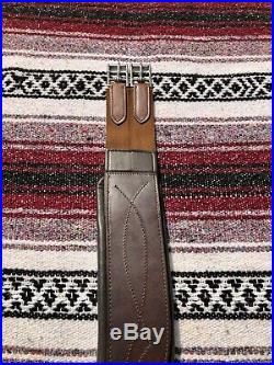 Total Saddle Fit StretchTec Jump Girth 50 Brown Leather Liner