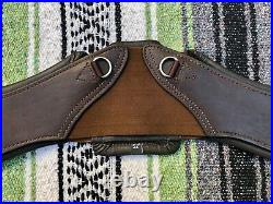 Total Saddle Fit StretchTec Jump Girth 52 Brown Leather Liner