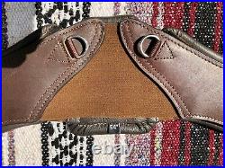 Total Saddle Fit StretchTec Jump Girth 54 Brown Leather Liner