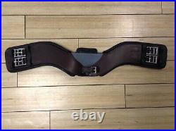 Total Saddle Fit StretchTec Leather Girth Brown 26