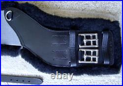 Total Saddle Fit StretchTec Shoulder Relief Dressage Girth 22 Leather & Fleece