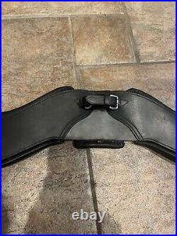 Total Saddle Fit StretchTec shoulder relief girth 30 Black + Sheepskin Liner