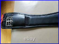 Treadstone Soft Comfort Dressage Girth 36 Richtan Leather Black