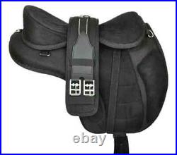Treeless Freemax Horse English Synthetic Saddle All purpose With Girt