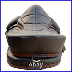 Treeless Freemax Leather Softy Brown English Saddle 14'' To 18'' F/ship