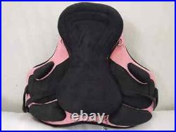 Treeless Freemax Synthetic English Horse Tack Saddle + Girth