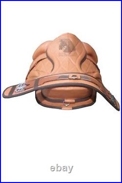 Treeless Horse Leather Tan Softy Saddle 12 inch to 19 inch With Matching Girth