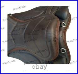 Treeless Leather English Freemax Horse Saddle 3 Color 10 18 inch Size F/ship
