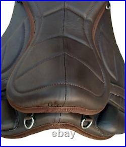 Treeless Leather Softy Horse Saddle & Tack All Sizes Available + Girth