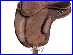 Treeless Synthetic All Purpose Freemax Synthetic Suede English Horse Saddle Tack
