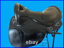 Tucker English Equitation Endurance Trail Saddle 18.5 Black/Silver