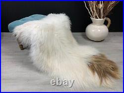 Unique Sheepskin Brown Genuine Beautiful Natural Rug Pelt Throw Pet Bed Unique Sheepskin Brown Genuine Beautiful Natural Rug Pelt Throw Pet Bed