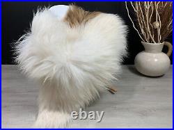 Unique Sheepskin Brown Genuine Beautiful Natural Rug Pelt Throw Pet Bed Unique Sheepskin Brown Genuine Beautiful Natural Rug Pelt Throw Pet Bed