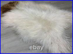 Unique Sheepskin Brown Genuine Beautiful Natural Rug Pelt Throw Pet Bed Unique Sheepskin Brown Genuine Beautiful Natural Rug Pelt Throw Pet Bed