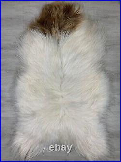 Unique Sheepskin Brown Genuine Beautiful Natural Rug Pelt Throw Pet Bed Unique Sheepskin Brown Genuine Beautiful Natural Rug Pelt Throw Pet Bed