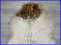 Unique Sheepskin Brown Genuine Beautiful Natural Rug Pelt Throw Pet Bed Unique Sheepskin Brown Genuine Beautiful Natural Rug Pelt Throw Pet Bed