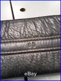 Used Leather Pocket Dressage Girth Size 26''/65cm Black