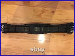 VERHAN Black Leather Dressage Girth Size 30 Inches
