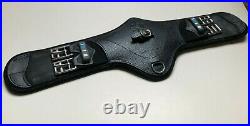 Voltaire Short Girth Dressage, Jump, Event 20 inch / 50cm, Black Leather