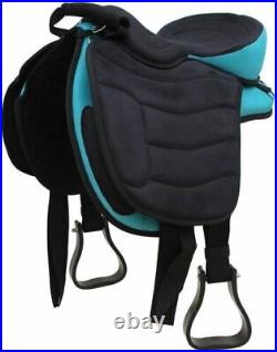 Western Freemax Synthetic Treeless Horse Saddle With All set Size 13 to 18 Western Freemax Synthetic Treeless Horse Saddle With All set Size 13 to 18