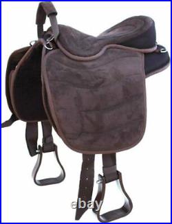 Western Freemax Synthetic Treeless Horse Saddle With All set Size 13 to 18