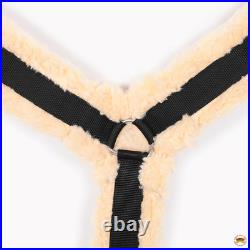 Western Horse Suede Leather Bareback Pad Breast Collar and Girth Saddle Pads B